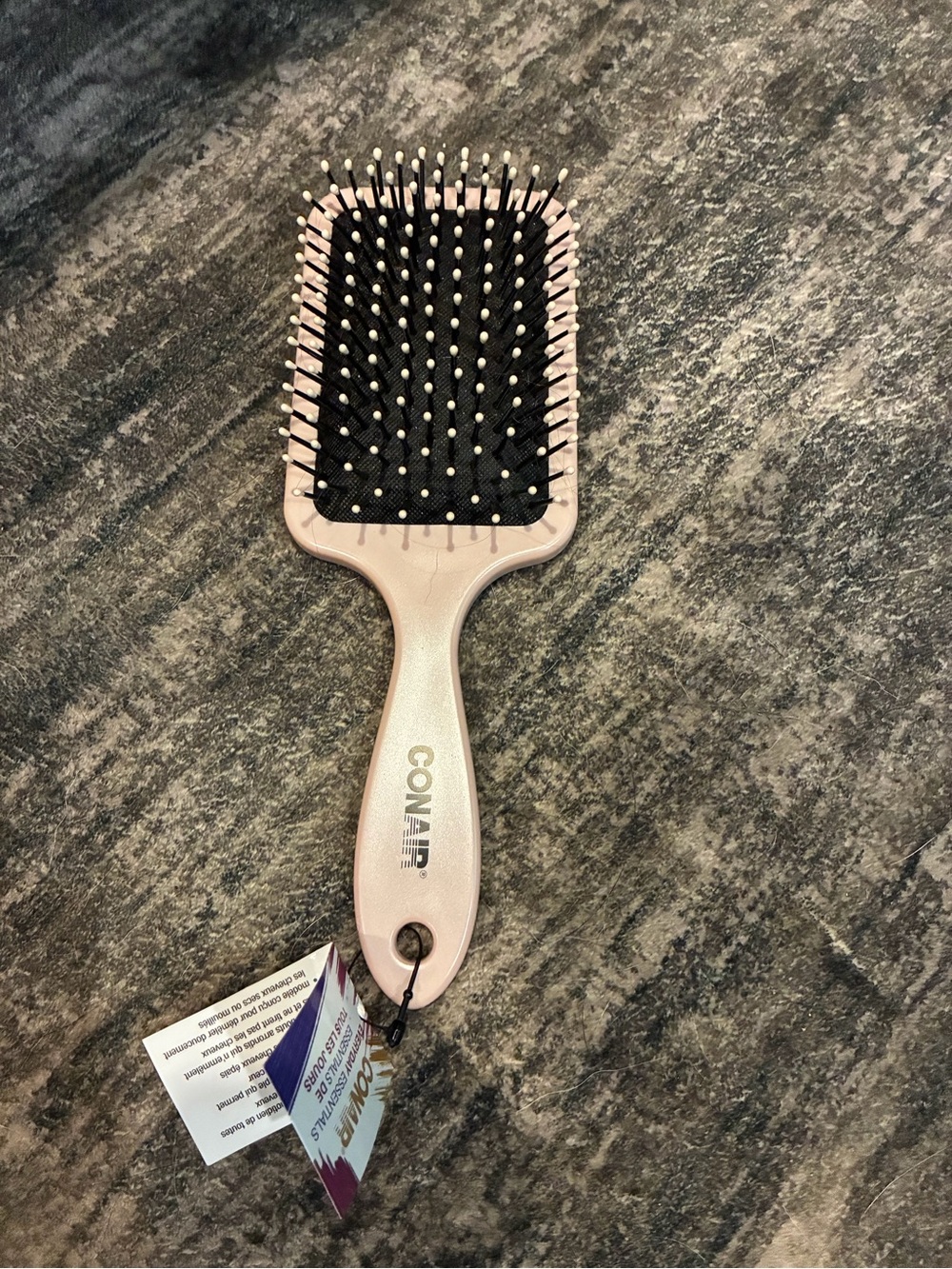 Pink Paddle Hair Brush - Detangling Cushion Brush